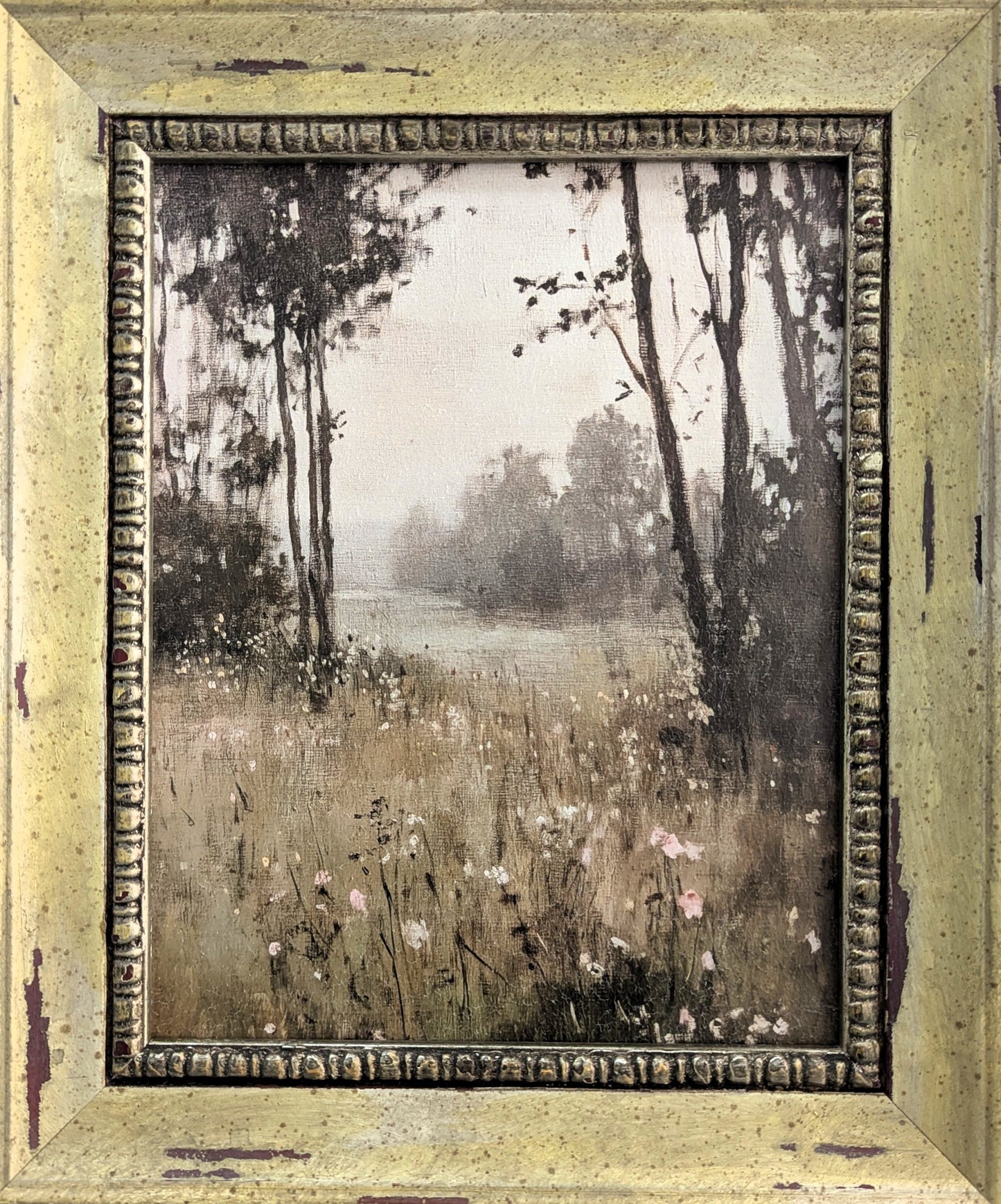Wildflowers by Riverbank – Vintage Wall Art