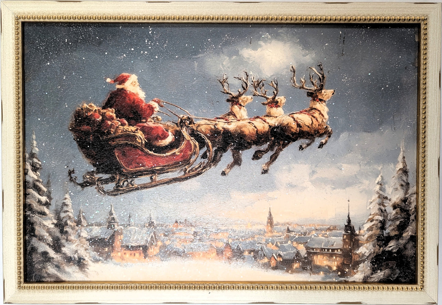 Up, Up & Away - Vintage Christmas Wall Art