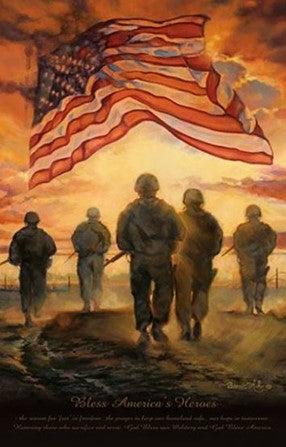 BLESS AMERICAS HEROS