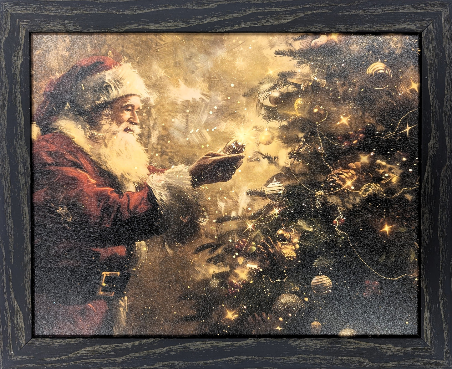 Santa’s Ornament - Vintage Holiday Wall Art