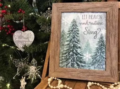 Let Heaven and Nature Sing – Christmas Wall Art