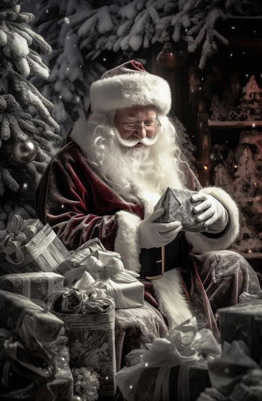 Santa II – Christmas Wall Art