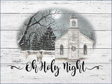 Oh Holy Night – Christmas Wall Art