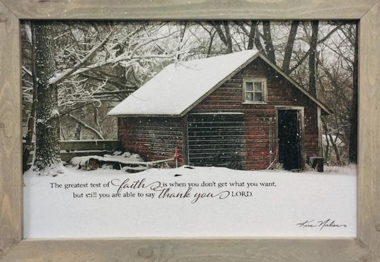 The Greatest Test – Christmas Wall Art