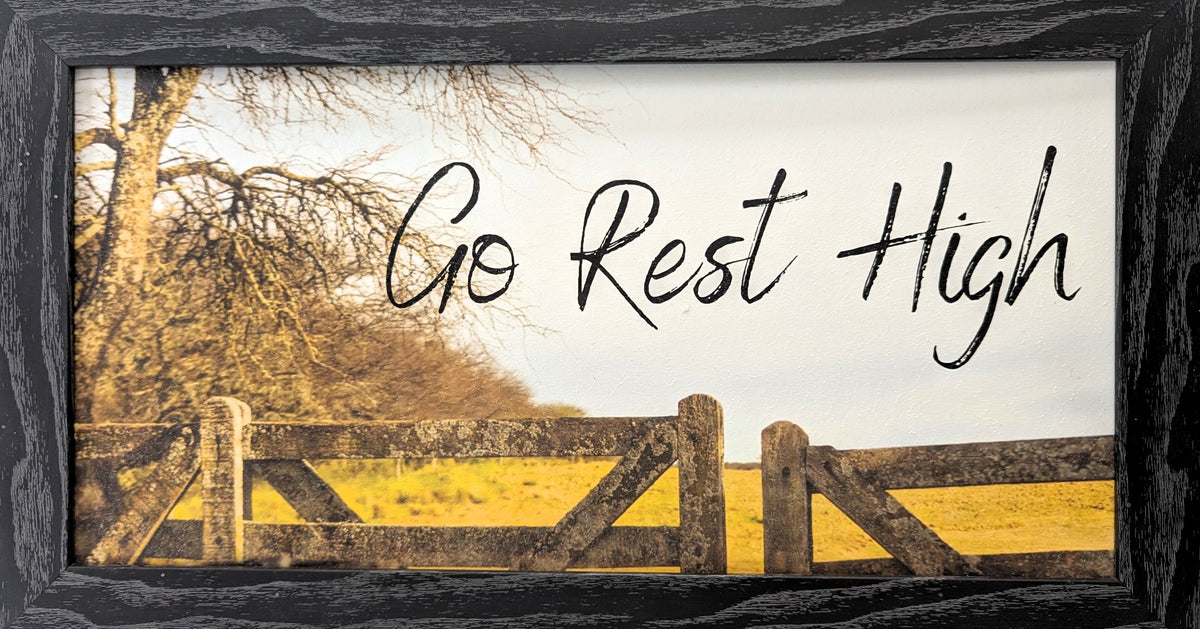 Go Rest High - Bereavement Wall Art