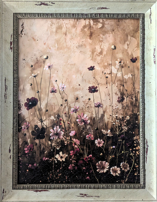 Wildflower Field - Vintage Wall Art
