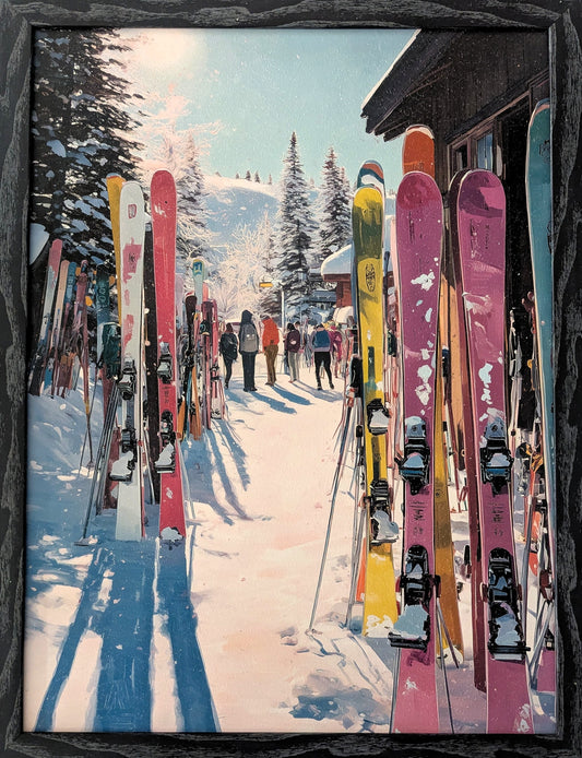 Ski Lunch – Christmas Wall Art