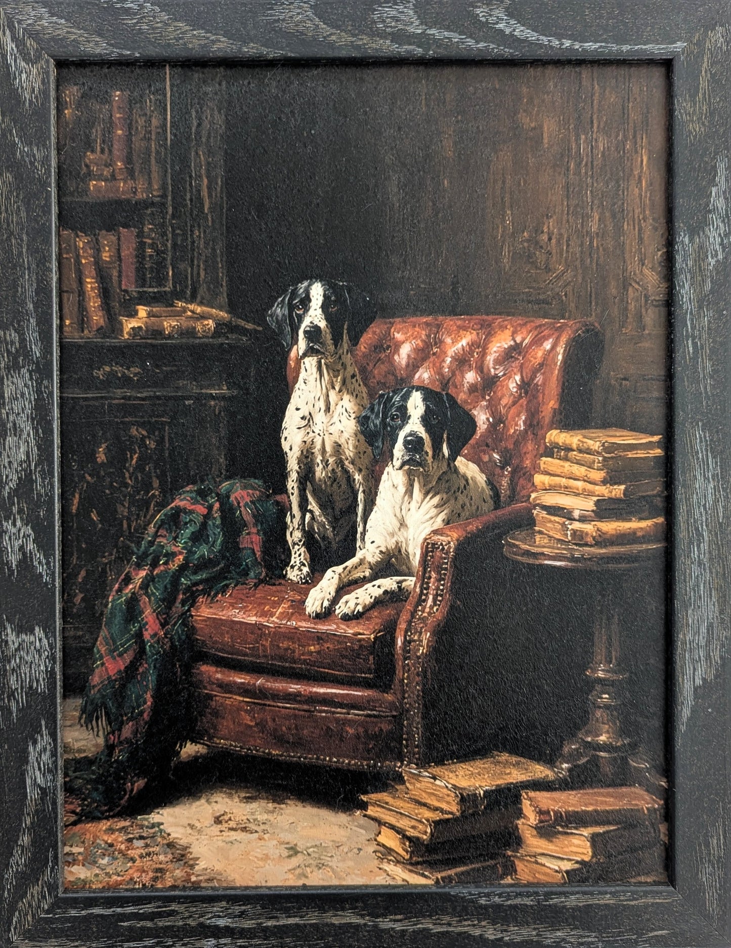 Dogs in the Study – Vintage Wall Art