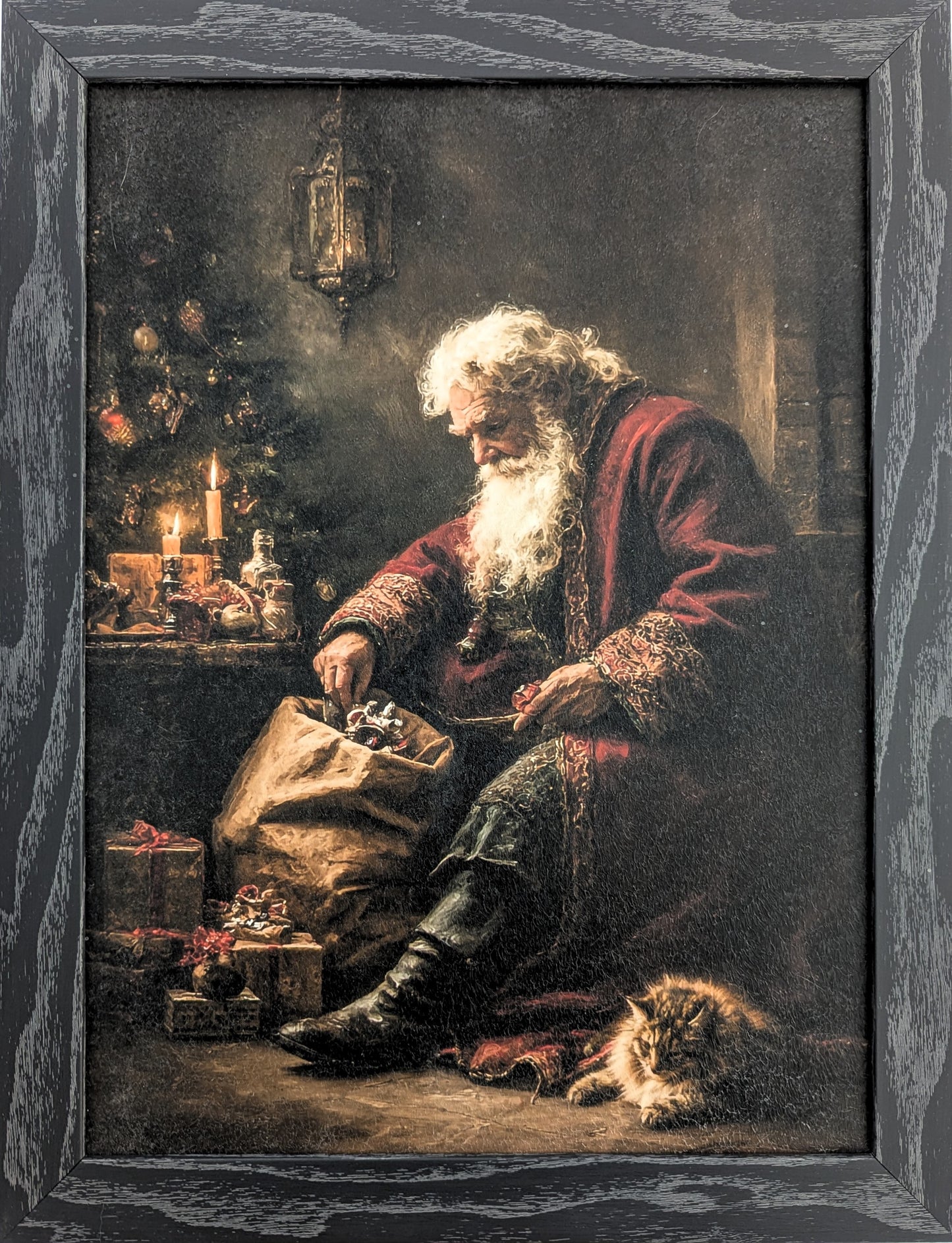 Getting Ready – Vintage Christmas Wall Art