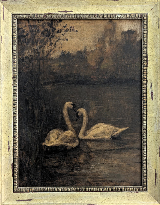 Love Swans – Vintage Wall Art