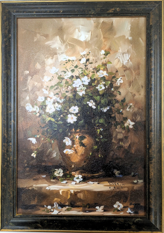 Flowers in Copper Vase – Vintage Wall Art