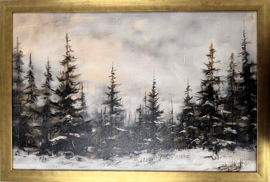 Dark Forest - Vintage Wall Art