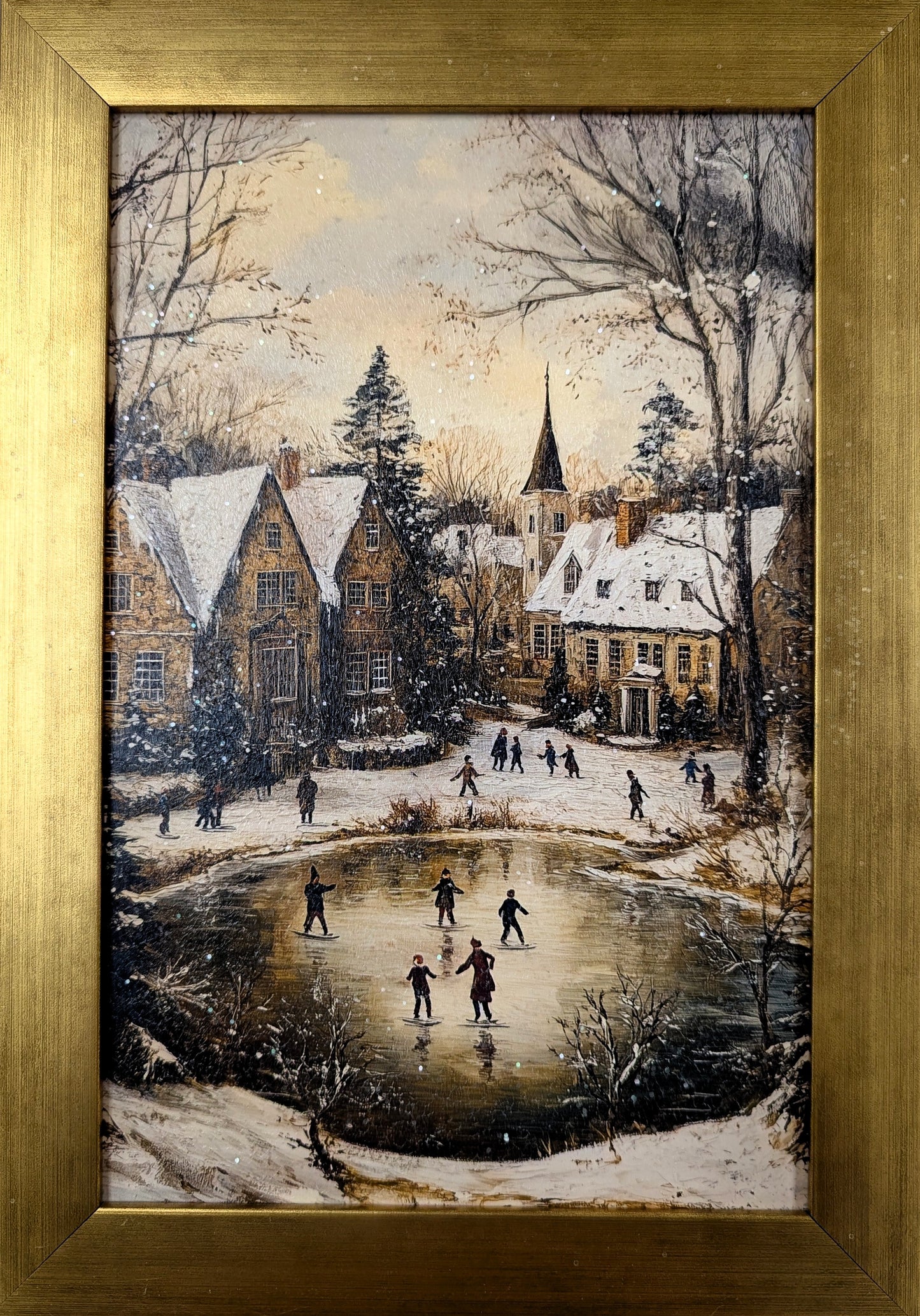On Golden Pond – Vintage Holiday Wall Art