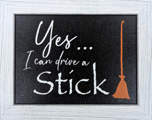 Drive a Stick - Fall Wall Art