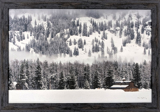 Mountain Cabins – Christmas Wall Art