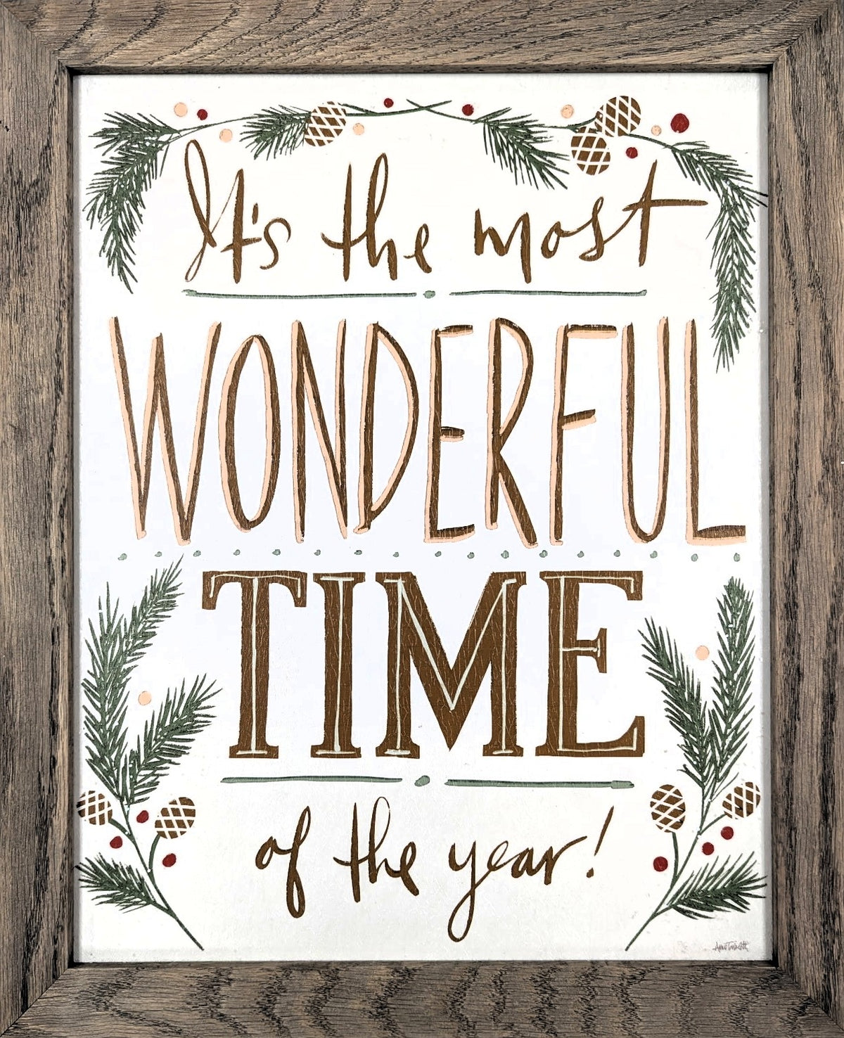 Wonderful Time – Christmas Wall Art