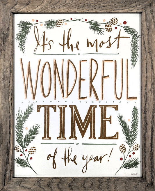 Wonderful Time – Christmas Wall Art