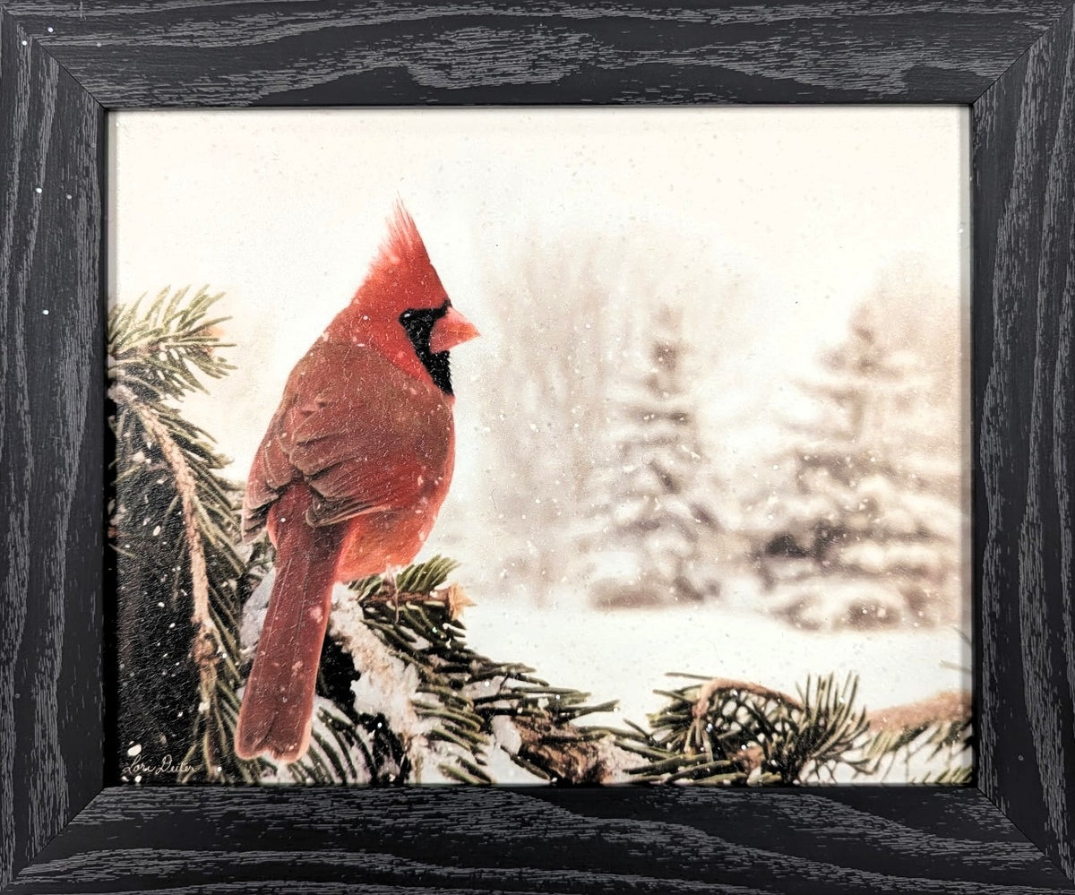 Winter Perch – Christmas Wall Art
