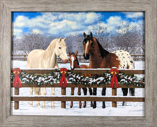 Horse Holiday – Christmas Wall Art