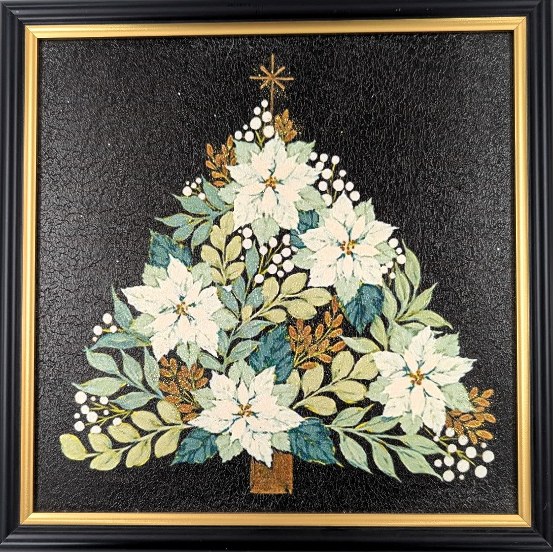 Floral Christmas Tree – Christmas Wall Art