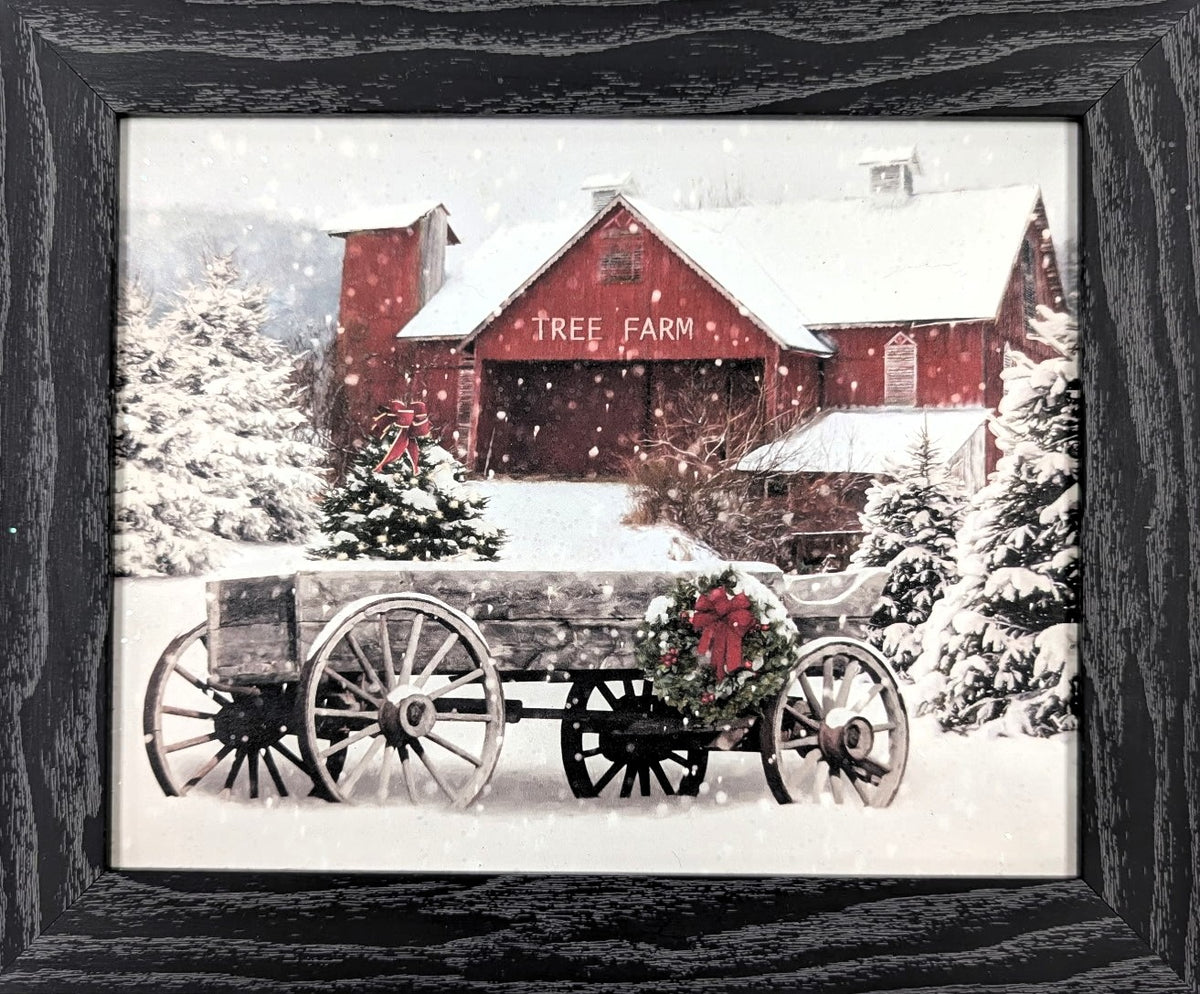 Tree Farm Wagon – Christmas Wall Art