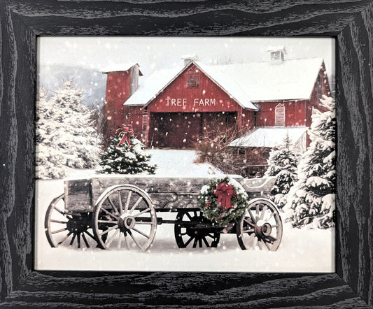Tree Farm Wagon – Christmas Wall Art