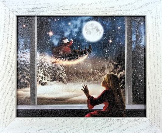 Girl in the Window – Christmas Wall Art