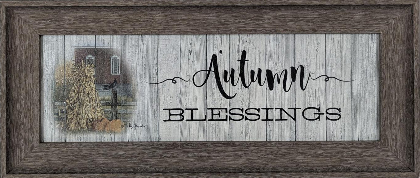 Autumn Blessings - Fall Wall Art