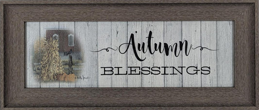 Autumn Blessings - Fall Wall Art
