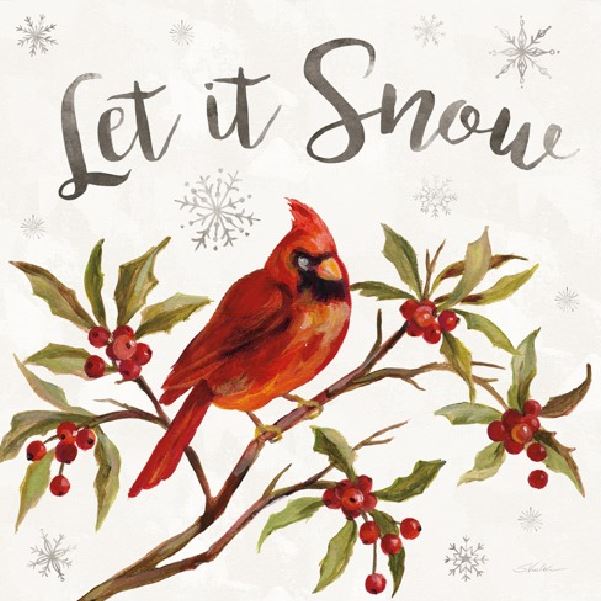 CARDINAL CHRISTMAS IV-LET IT SNOW