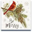 CARDINAL CHRISTMAS VI-BE MERRY