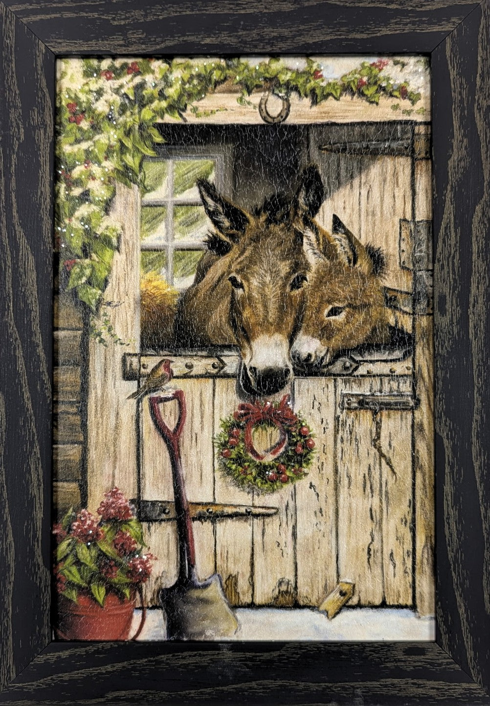Donkey Christmas – Christmas Wall Art