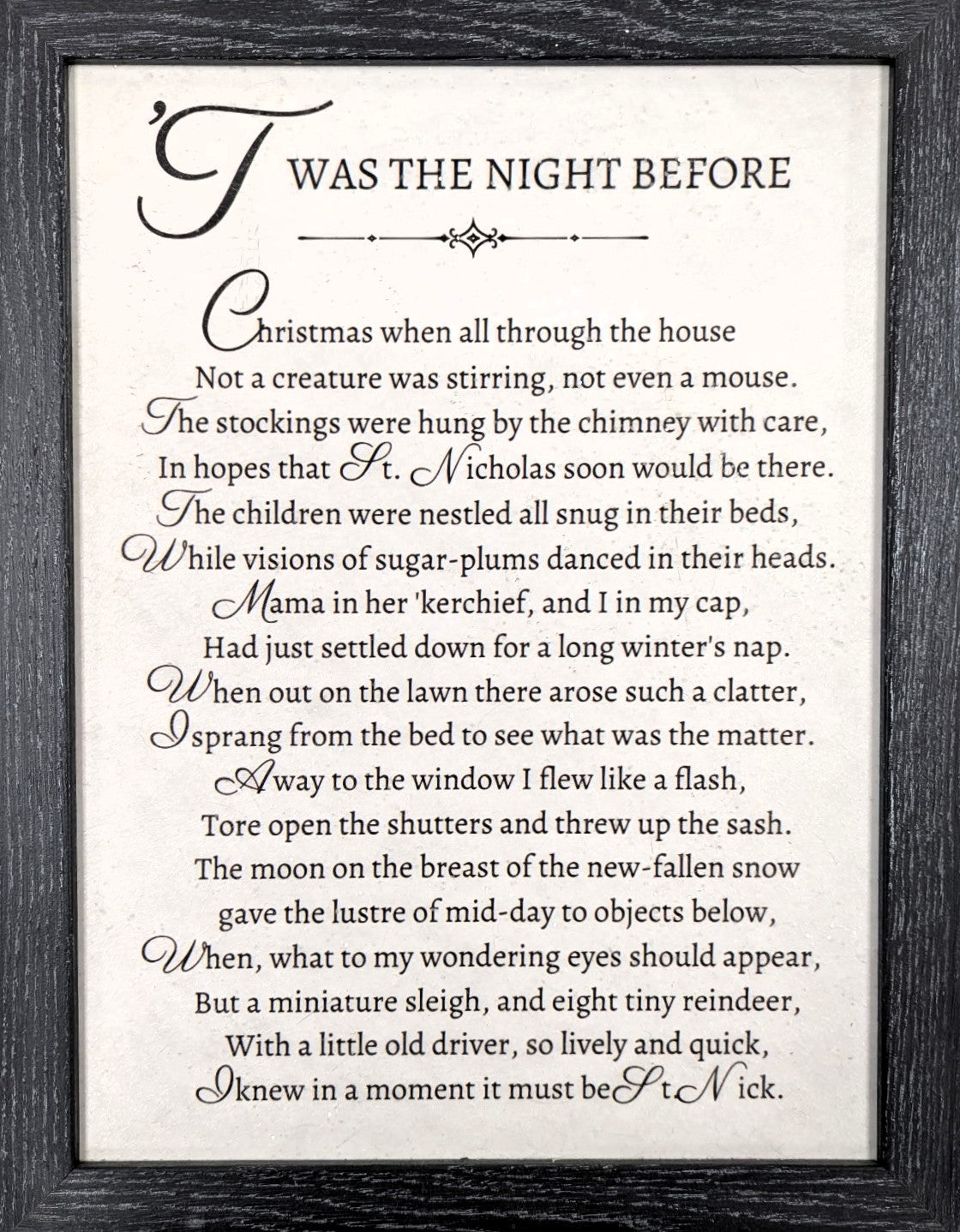 The Night Before – Christmas Wall Art