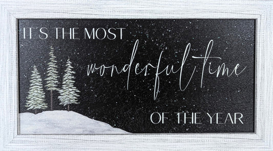 Most Wonderful Time – Christmas Wall Art
