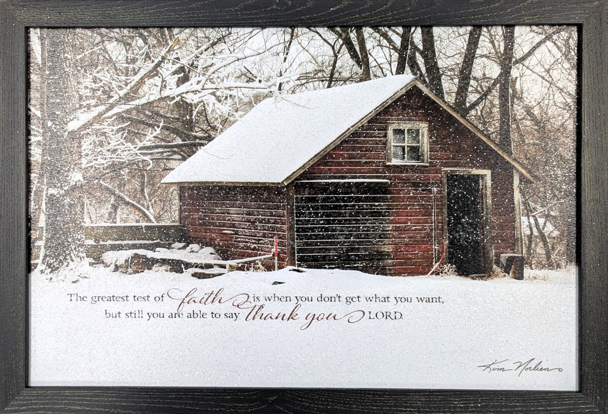 The Greatest Test – Christmas Wall Art
