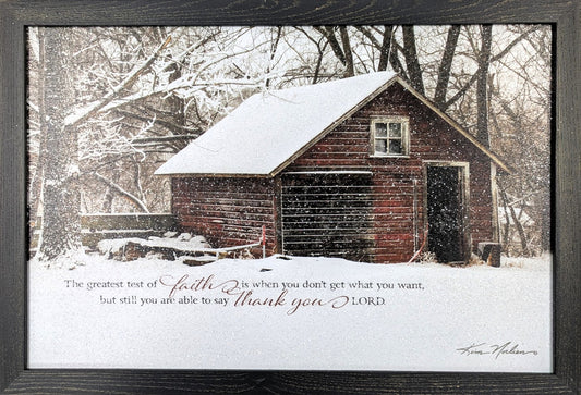 The Greatest Test – Christmas Wall Art