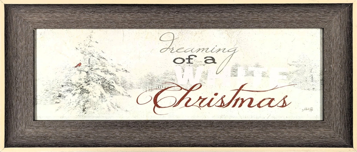 Dreaming of a White Christmas II – Christmas Wall Art