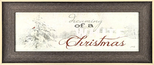 Dreaming of a White Christmas II – Christmas Wall Art