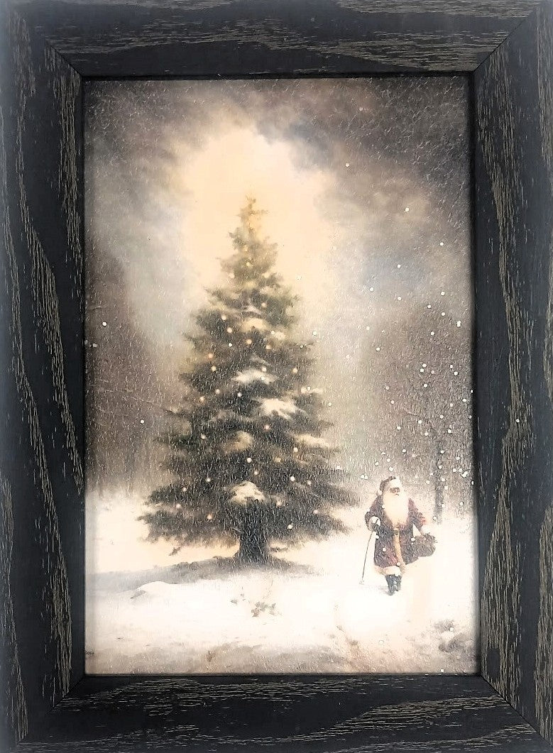 Santa’s Tree – Christmas Wall Art