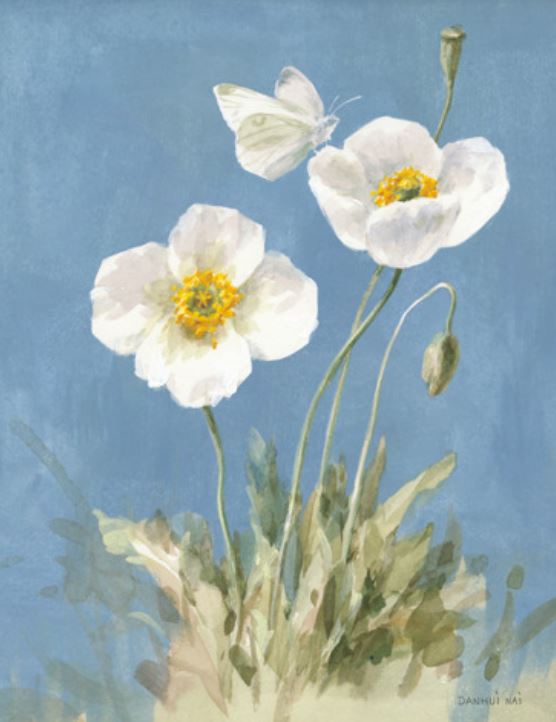 WHITE POPPIES I