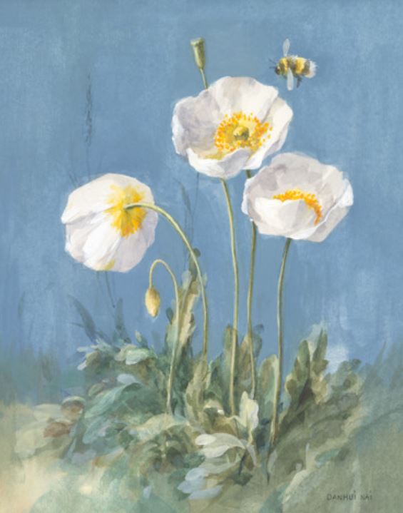 WHITE POPPIES II