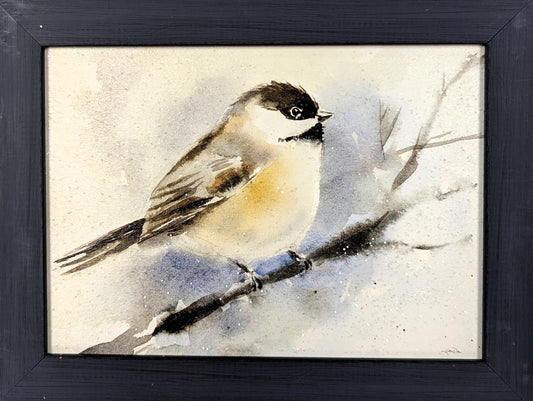 Winter Chickadee – Christmas Wall Art
