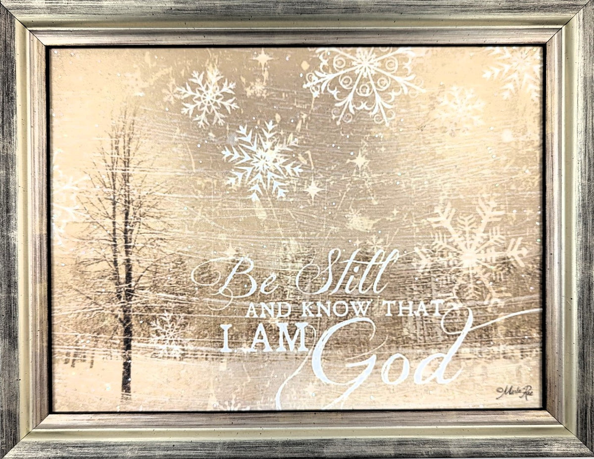 Be Still and Know – Christmas Wall Art
