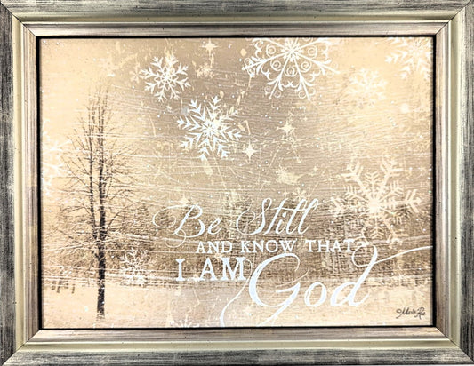 Be Still and Know – Christmas Wall Art