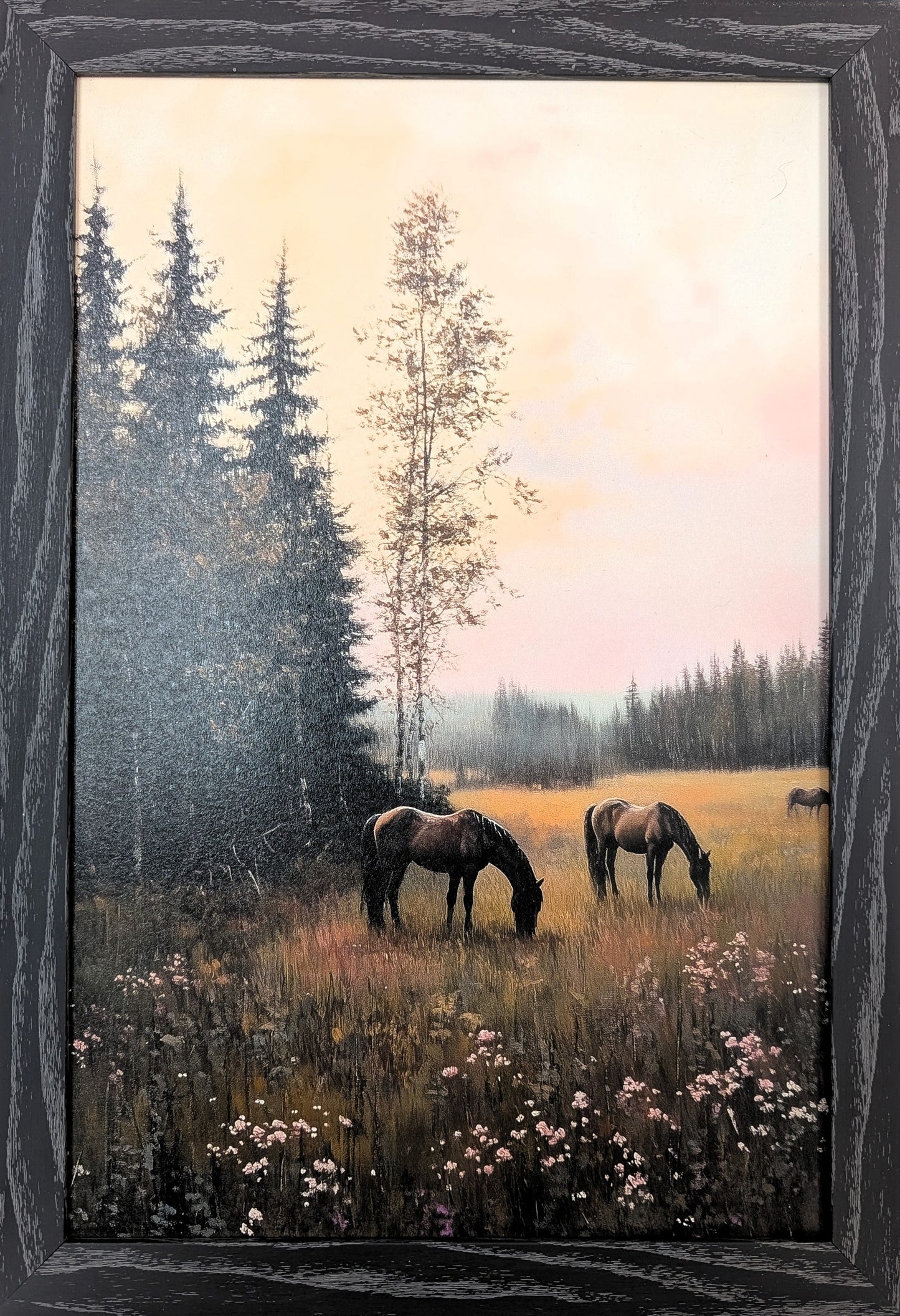 Horse Meadow - Vintage Wall Art