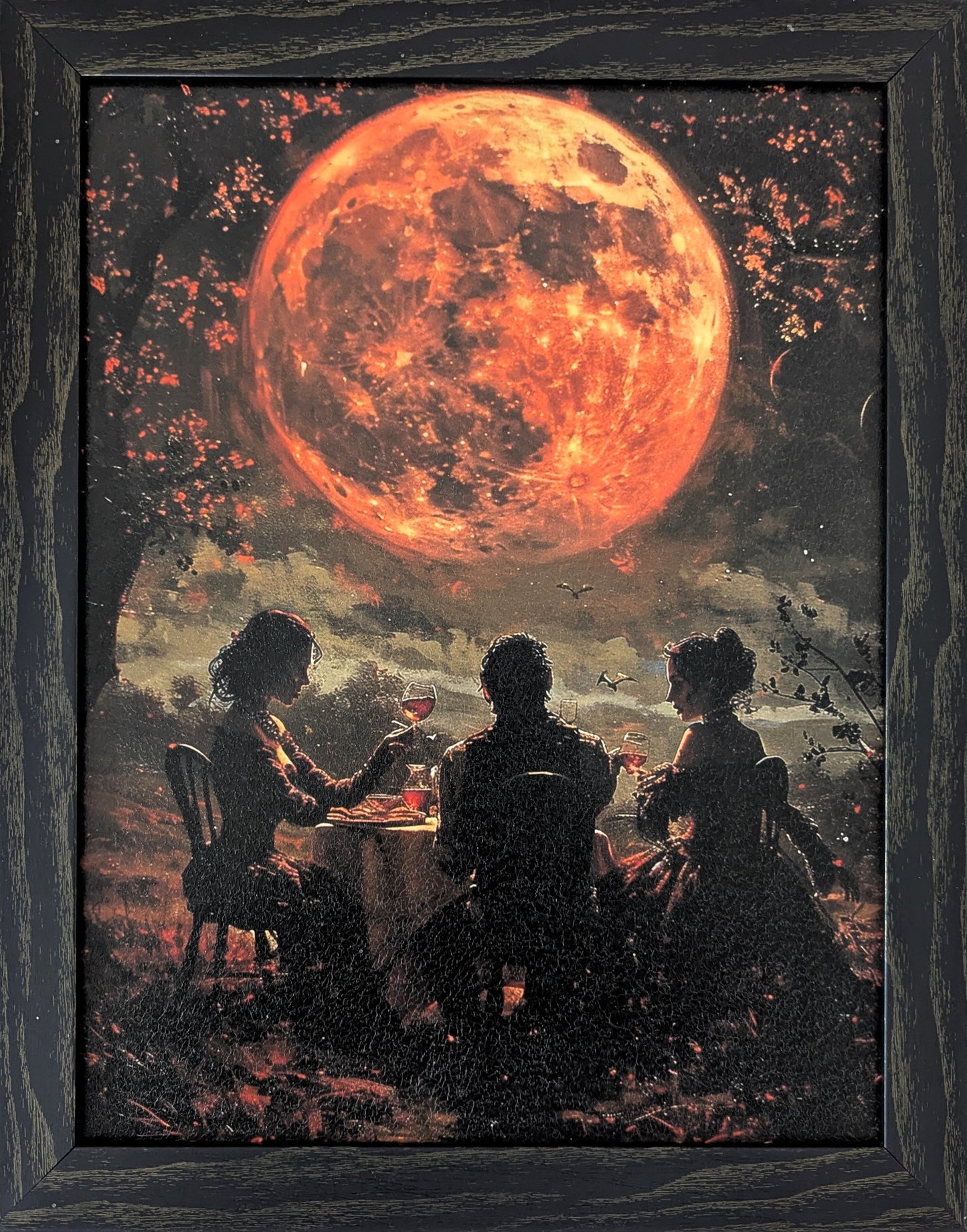 Red Moon Dinner - Fall Wall Art