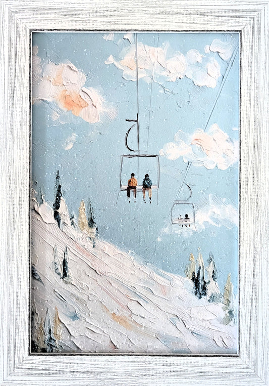 Ski Lift II – Christmas Wall Art
