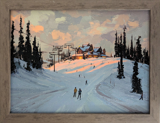 Ski Resort – Christmas Wall Art