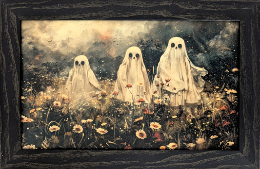 3 Ghost in a Meadow – Christmas Wall Art