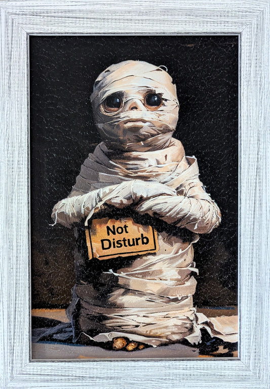 Do Not Disturb Mummy – Christmas Wall Art